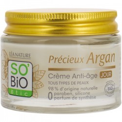 Crème anti âge argan bio